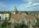 Maldon seen from the top of the Moot Hall