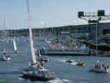 Medina river, Cowes and the floating bridge.