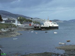 Tarbet Harris, with Hebrides at the old pier